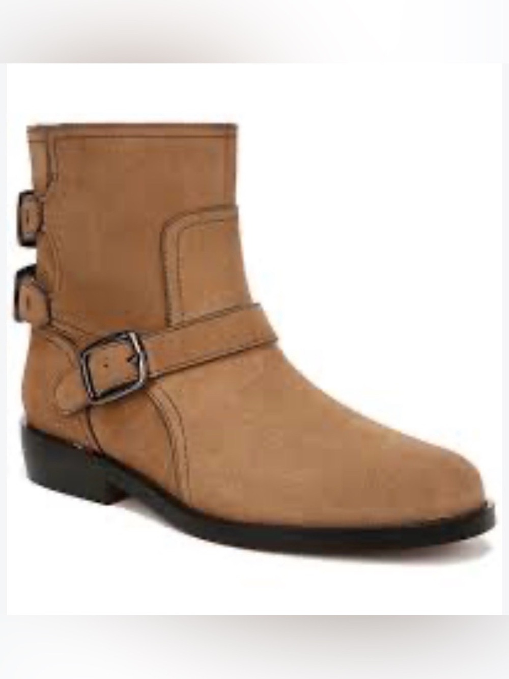 Franco Sarto L-Prina Suede Boots Booties Tan Brown Women's 7.5 NEW